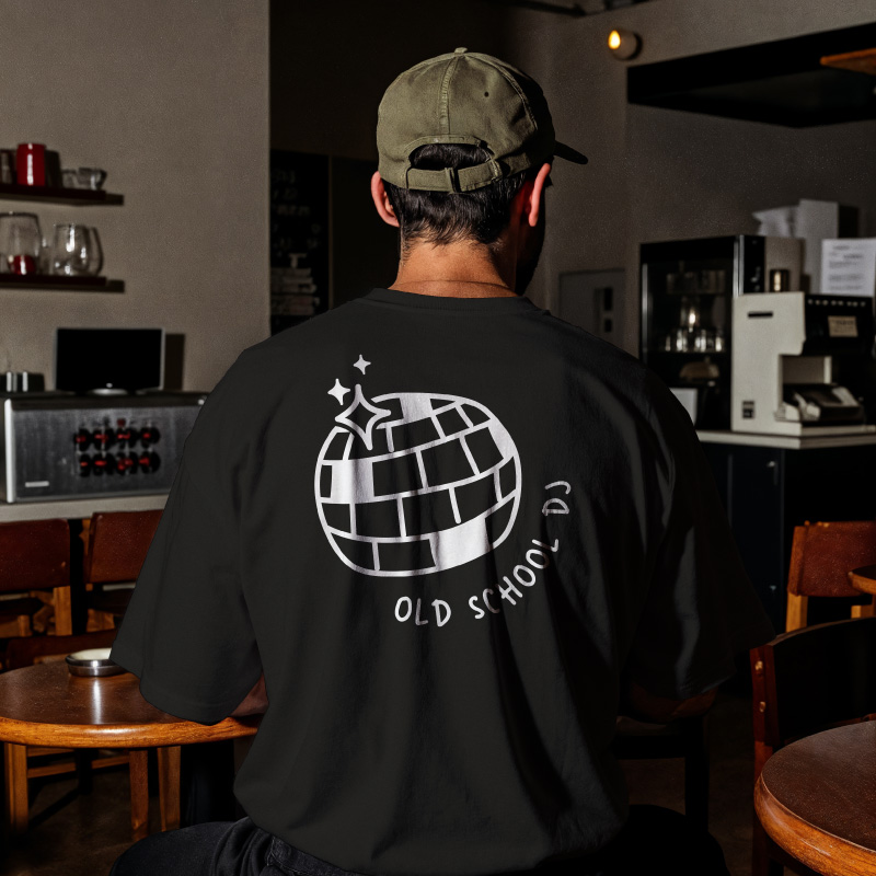 Old school dj 4 Remera Old School DJ - Imagen 1